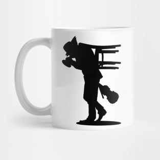 Tom Waits - Black Silhouette Mug